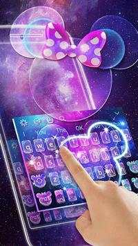 Galaxy Minny Keyboard Theme screenshot 2