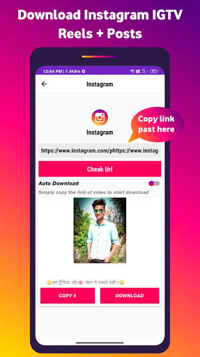 InstantSaver- Story IGTV Reels Saver For Instagram screenshot 3