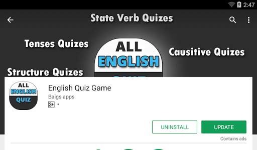 English Quiz Game screenshot 9
