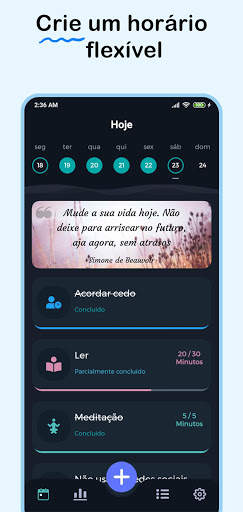 Habit360 : Lista de hábitos screenshot 1