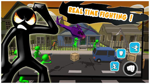 Anger Of Stickman : Zombie Shooting Game screenshot 2