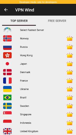VPN Wind screenshot 5