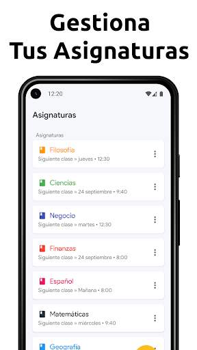Agenda Escolar - Horario screenshot 4