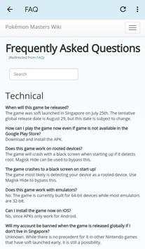 Pokémon Masters Guide & Wiki! screenshot 2