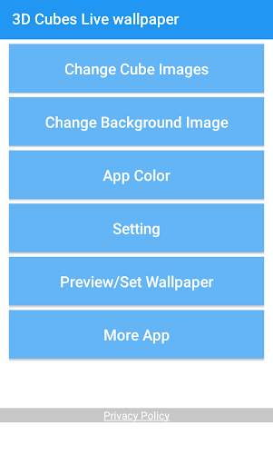 3d cube photo live wallpaper with background screenshot 7