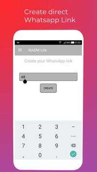 WADM Lite - WhatsApp Direct Message & Link Creator screenshot 3