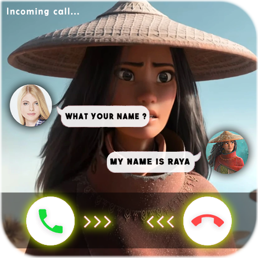 Raya and the Last Dragon Fake call and chat icon