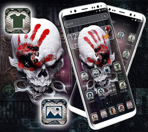 Five Finger Skull Theme screenshot 1