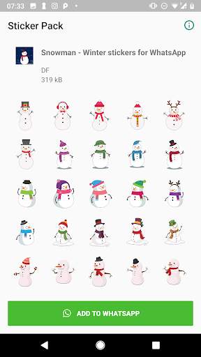 Christmas Stickers For Whatsapp - WAStickerApps screenshot 1