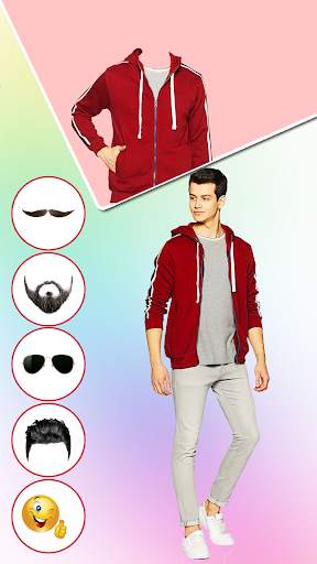 Men Sweatshirt - Photo Editor screenshot 3