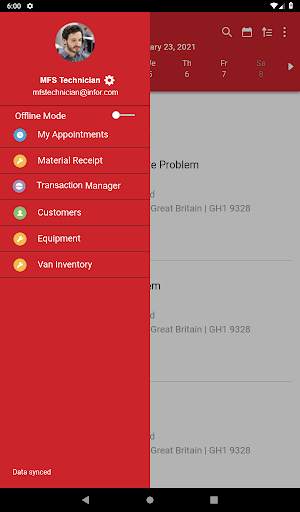 Infor MFS screenshot 3