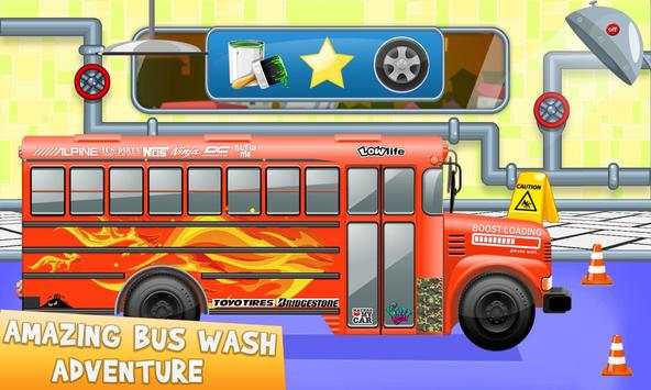 Kids Bus Wash Garage & Service Station screenshot 1