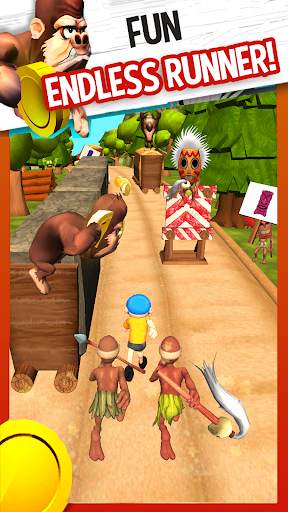 Subway Jeffy Jungle Escape 3D screenshot 1