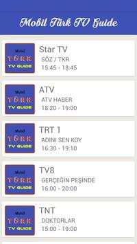 Mobil Turk TV Guide screenshot 2