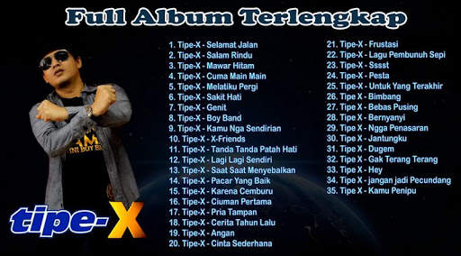 Tipe-X Full Album 1999-2014 Terlengkap Mp3 Offline screenshot 1