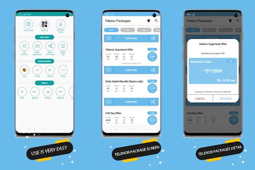 All Network Packages 2020 (Jazz Zong Ufone Telenr) screenshot 11