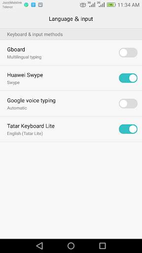 Tatar Keyboard Lite screenshot 2