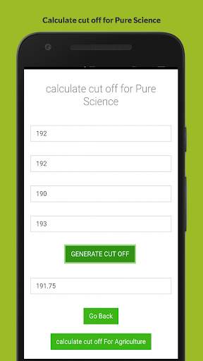 Cut Off Calculator screenshot 4