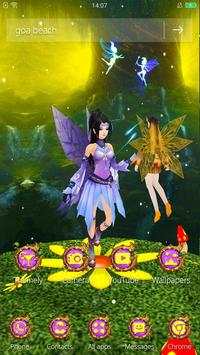 Magic Fairy Land 3D Launcher Theme screenshot 5