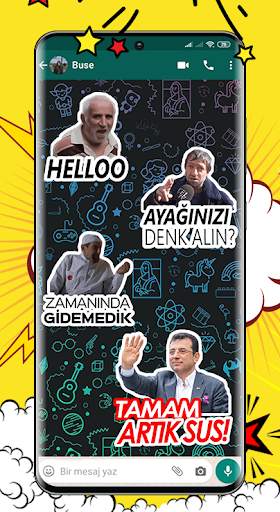 Mizah Sticker Komik Whatsapp Sticker - StickerWaps screenshot 2