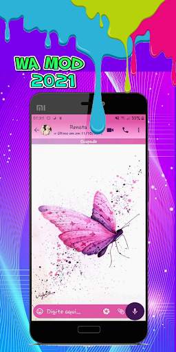 WA Mod Aero - Tema Pink Transparan screenshot 6