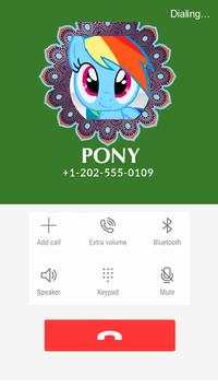 Fake Call From Pony : The little Unicorn screenshot 4