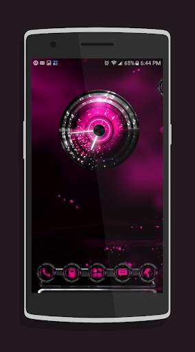 Alien Pink Next Launcher theme screenshot 1