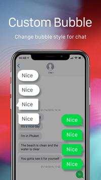 OS12 Messenger for SMS 2019 - Call app screenshot 5