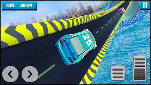 Racing Car Stunts : Mega Ramp car stunt races screenshot 3