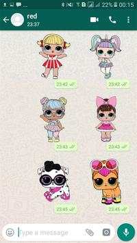 Cute Surprise Lol Dolls For WhatsApp-WAStickerApps screenshot 3