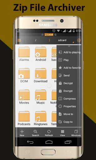 Easy Zip Unzip & UnRAR Tool – All Files Extractor screenshot 1