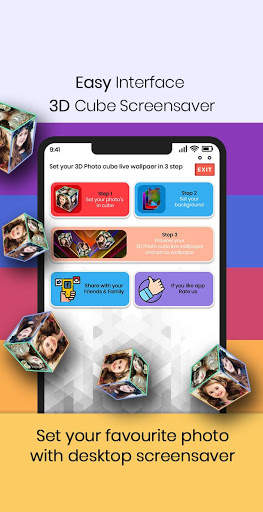 Photo Frame Live Wallpaper - 3D Photo Frame Editor screenshot 1