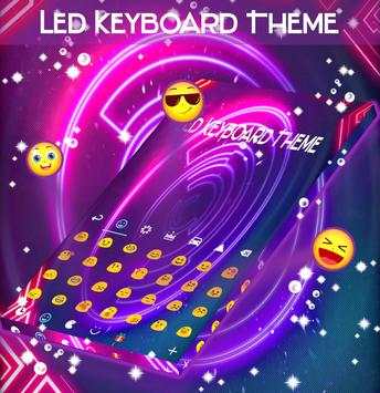 ليد لوحة المفاتيح موضوع screenshot 3