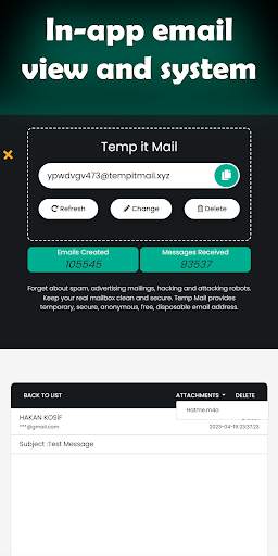 Temp it Mail - Temporary Email screenshot 4
