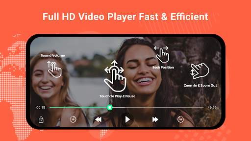 SAX Video Player - Full Screen All Format Player screenshot 1