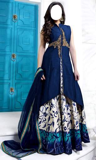 Women Full Frock Photo Suit screenshot 3