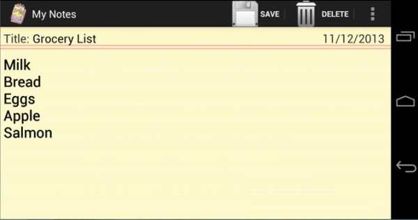 My Notes screenshot 6