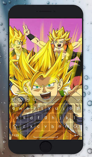 Super Saiyan Keyboard Theme screenshot 6