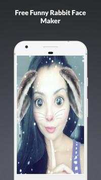 Funny Rabbit Face Maker-Free Funny Face Maker screenshot 4