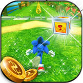 Subway Sonic Runner Rush Free 3D icon