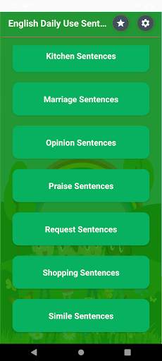 English Daily Use Sentences screenshot 3