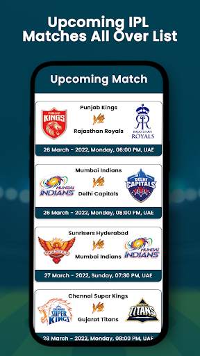Live Cricket Tata IPL 2022 screenshot 3
