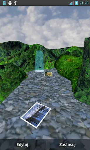 Waterfall Gallery 3D Wallpaper screenshot 1