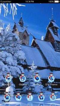 Best Snowman Theme C Launcher screenshot 3