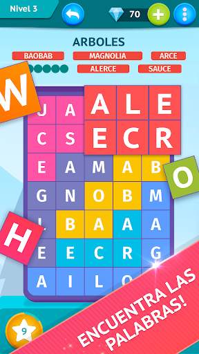 Smart Words - Juego de búsqueda de palabras screenshot 1