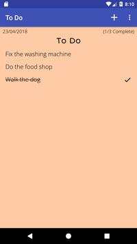Sticky Lists 4 تصوير الشاشة