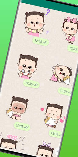 Animated Funny Baby Stickers screenshot 8