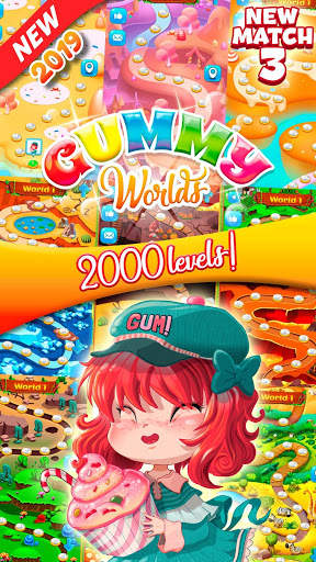 Gummy Crush! - Match & Restore screenshot 3