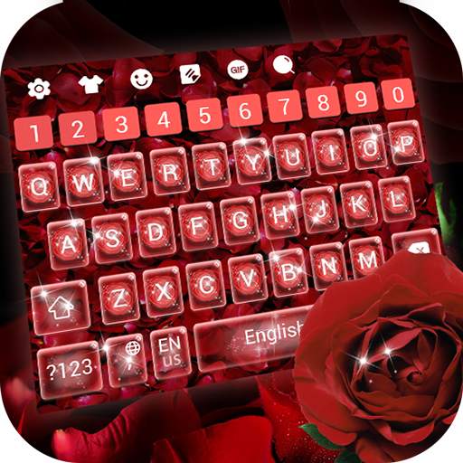 Red Rose Keyboard Theme 1.0.1