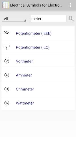 Electrical Symbols for Electronics screenshot 4